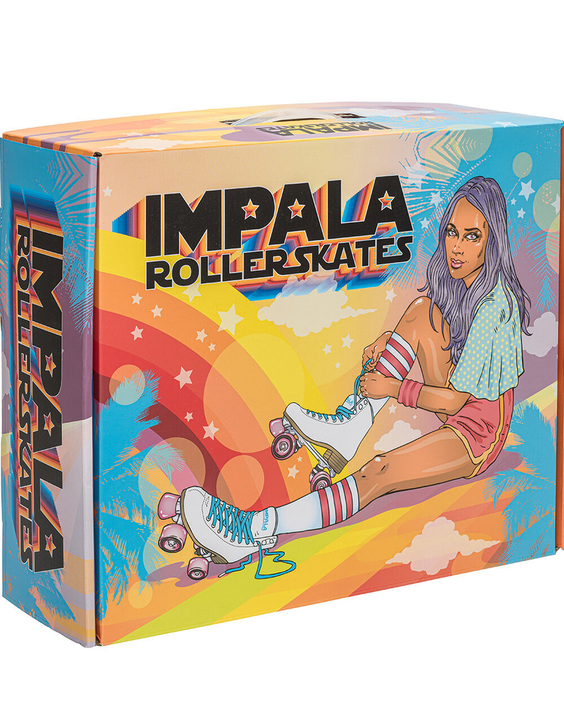 IMPALA ROLLERSKATES Pink & Yellow Quad Skates image number 6