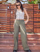 RSQ Womens Low Rise Cargo Pants image number 8