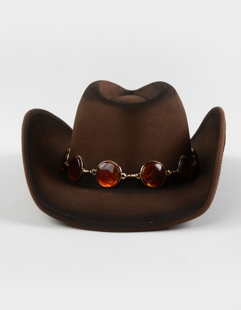 Concho Belt Womens Cowboy Hat image number 3