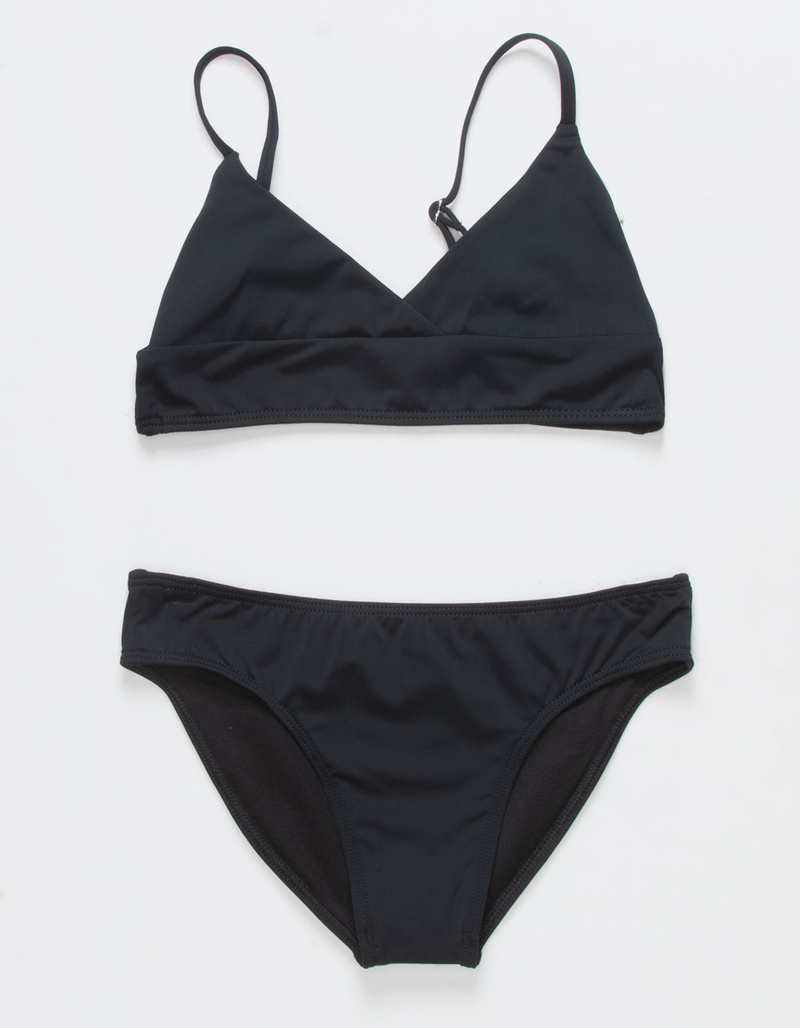 FULL TILT Longline Triangle Girls Bikini Set image number 0