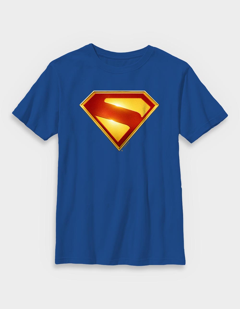 SUPERMAN Logo Shine Unisex Kids Tee image number 0