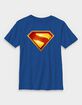SUPERMAN Logo Shine Unisex Kids Tee image number 1