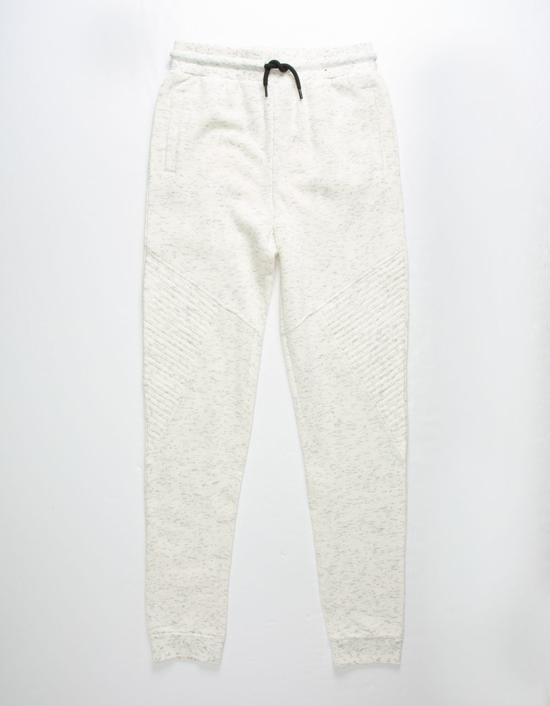 HOLLYWOOD Fleece Moto White Boys Jogger Pants image number 0