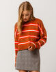 VOLCOM The Favorite Sweater Rust Womens Chenille Sweater image number 1