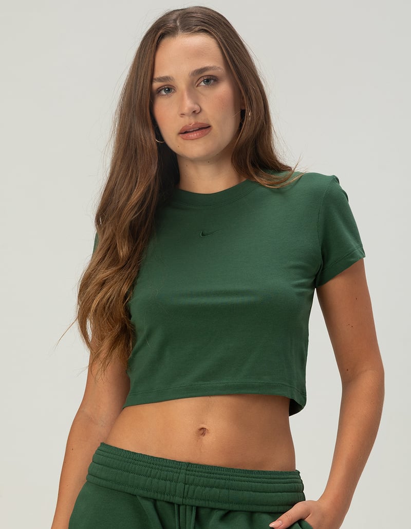 NIKE Sportswear Chill Knit Womens Crop Tee image number 0