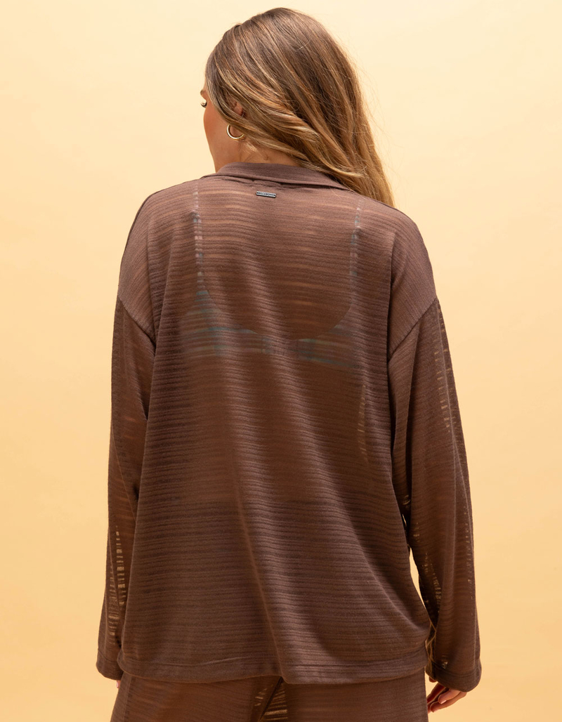 BILLABONG Sun Vacancy Womens Long Sleeve Cover-Up Top image number 3