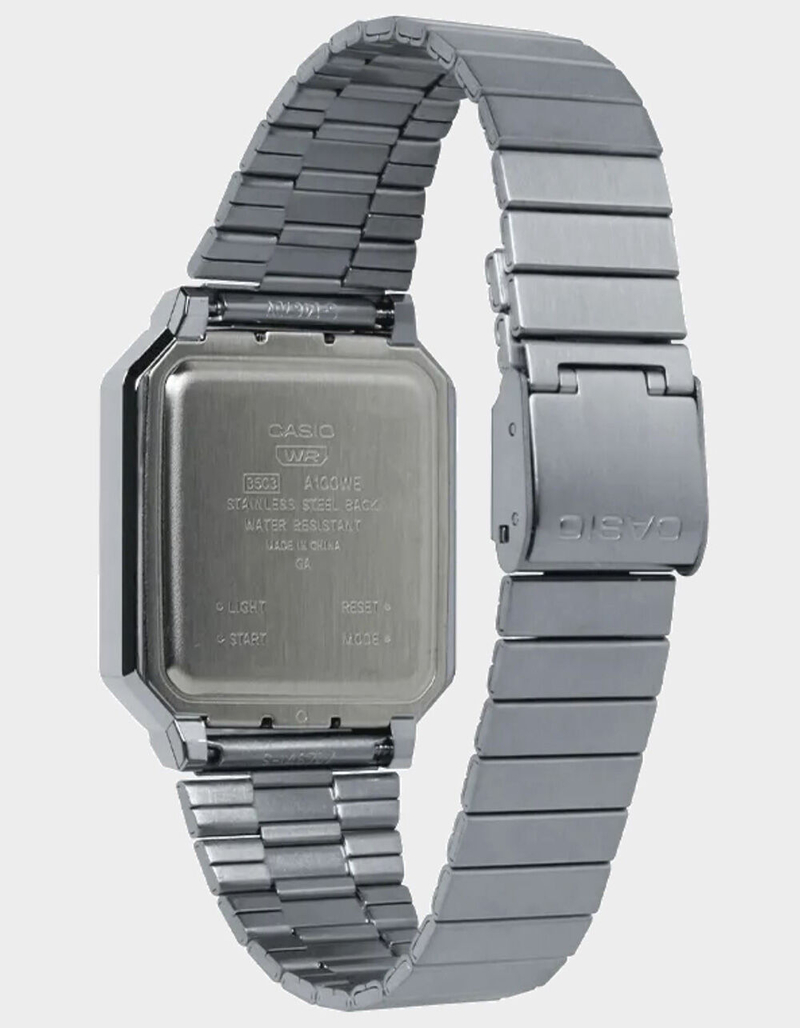 CASIO Vintage A100WE-1AVT Silver Watch image number 2