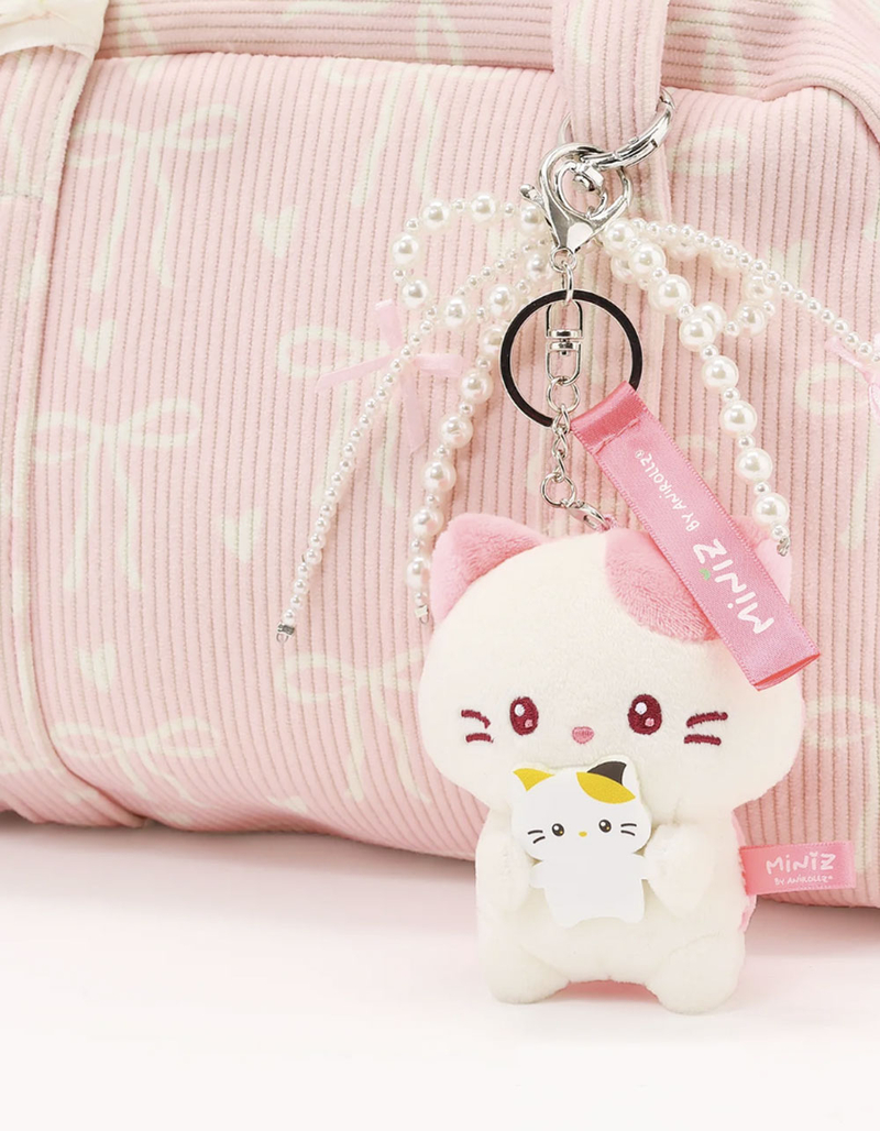 MINIZ Mini-Me Kittiroll Plush Charm Keychain image number 3