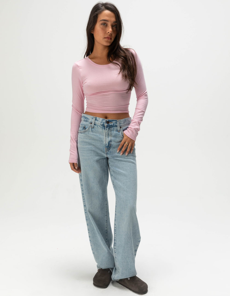 BABIES LONG SLEEVE TEE WITH FRILL CUFF TILED IN TIME main image 0