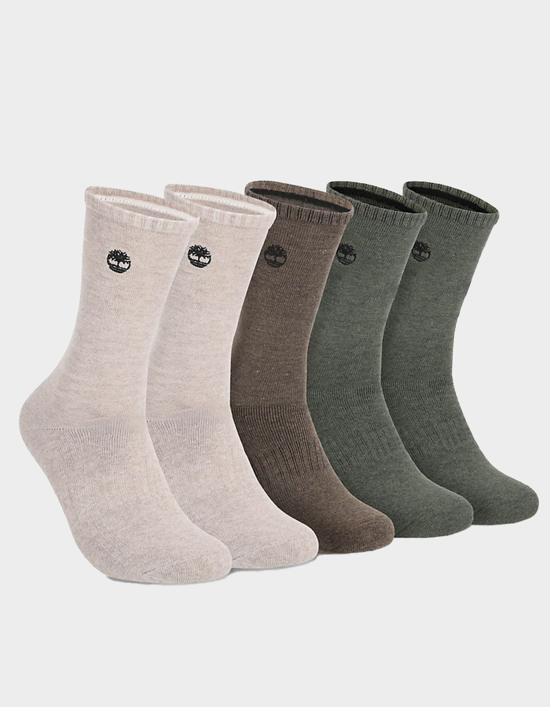 TIMBERLAND Rivington 5 Pack Mens Cushioned Crew Socks image number 0