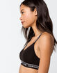 CALVIN KLEIN Lined Wirefree Black Bralette image number 2