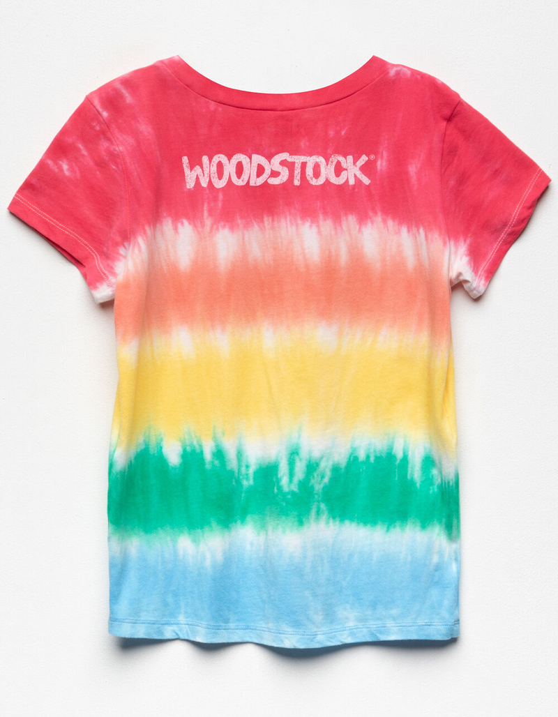 THE VINYL ICONS Woodstock Tie Dye Girls Tee image number 1