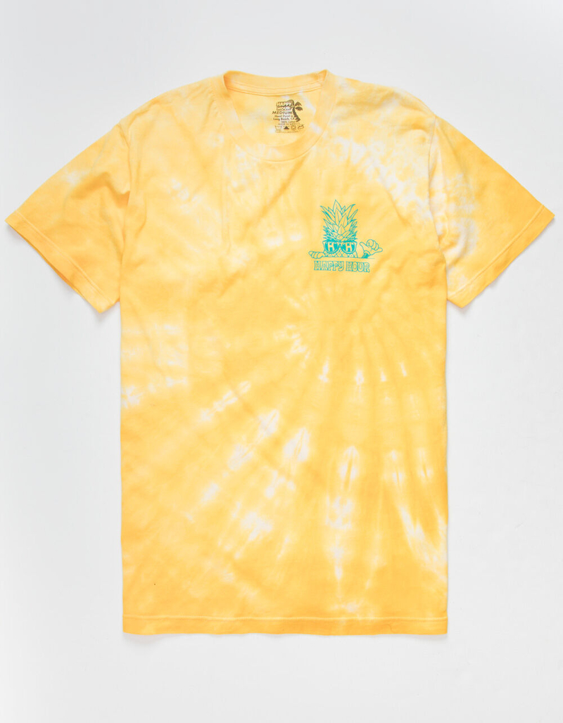 HAPPY HOUR Pineapple Mens T-Shirt image number 0