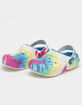 CROCS Classic Lined Tie Dye Kids Clogs image number 1