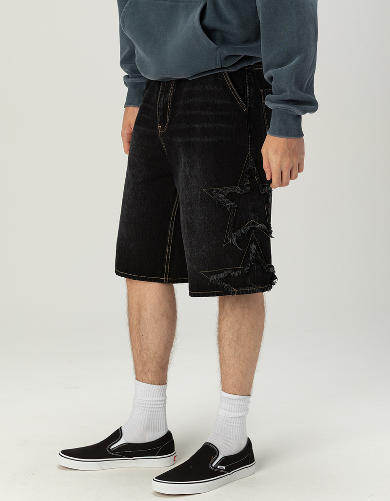 RSQ Mens Baggy Applique Jorts image number 2