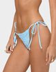 EDIKTED Grace Sequin String Bikini Bottoms image number 2