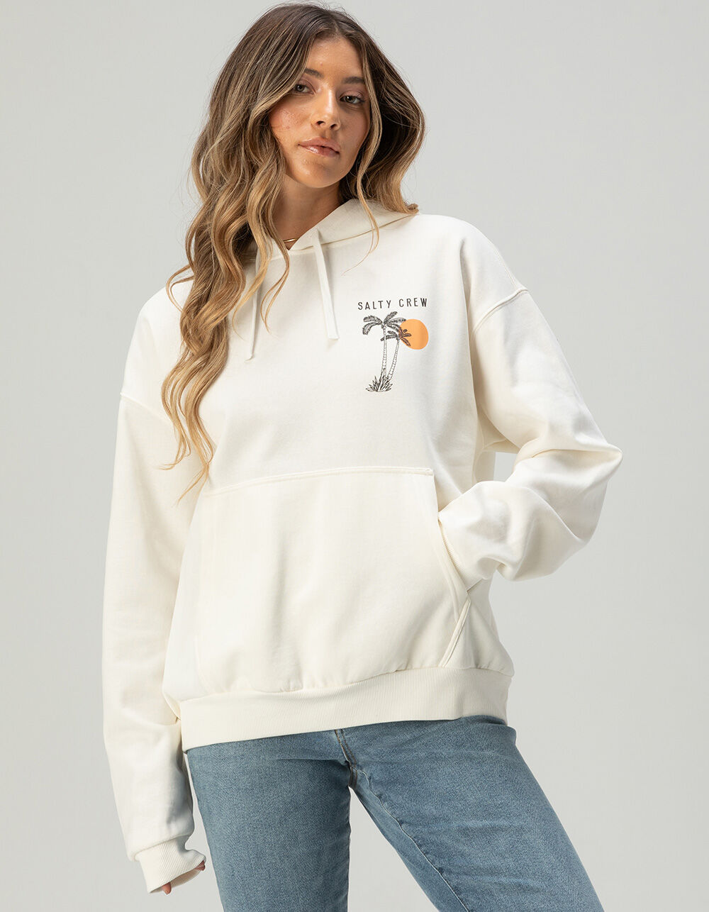 SALTY CREW Good Life Womens Hoodie - OFF WHITE | Tillys