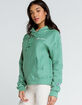 CHAMPION Reverse Weave Script Womens Light Green Hoodie image number 2