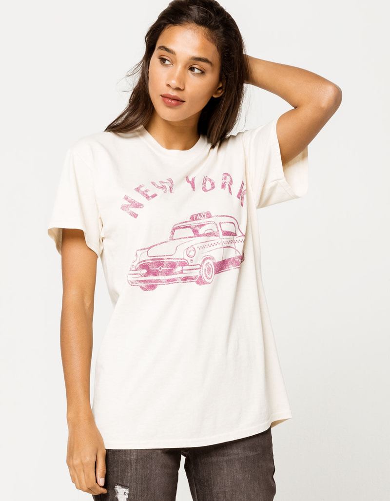 FULL TILT New York Taxi Womens Boyfriend Tee image number 0