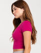 BOZZOLO Womens V-Neck Tee image number 3