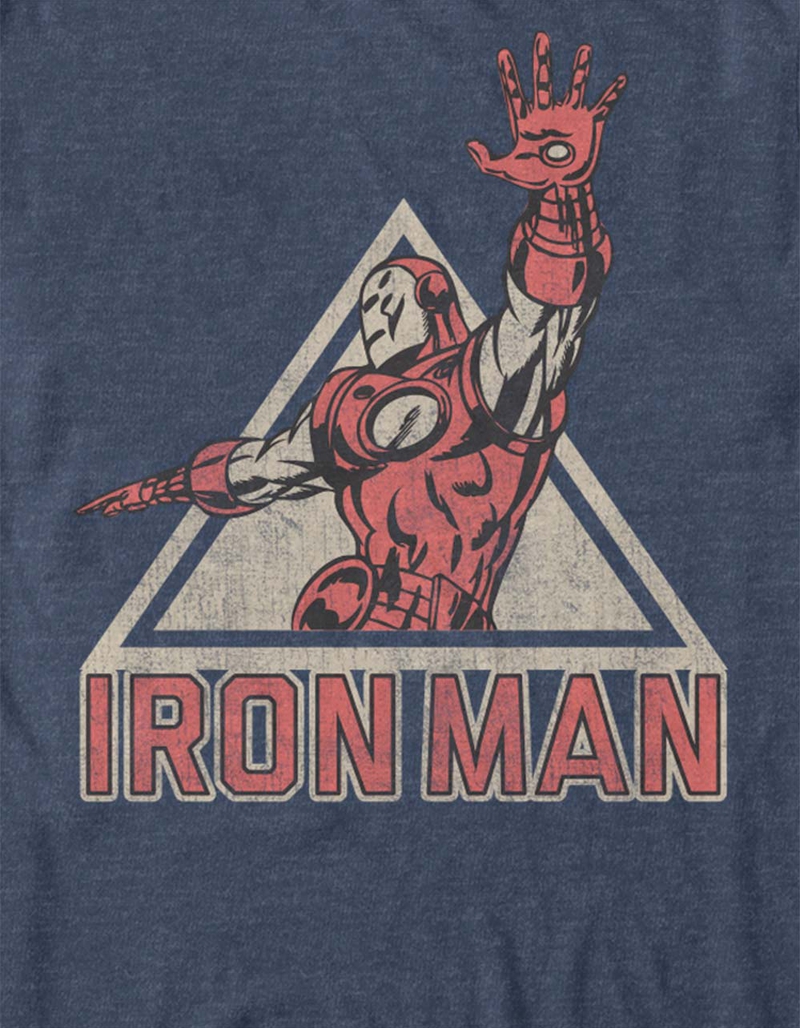 IRON MAN Power Triangle Unisex Tee SLATE BLUE Tillys