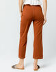 SKY AND SPARROW Pork Chop Pocket Womens Crop Flare Pants image number 3