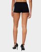EDIKTED Maizy Scalloped Knit Micro Shorts image number 3