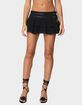 EDIKTED Double Belt Ruffled Chiffon Mini Skort image number 1