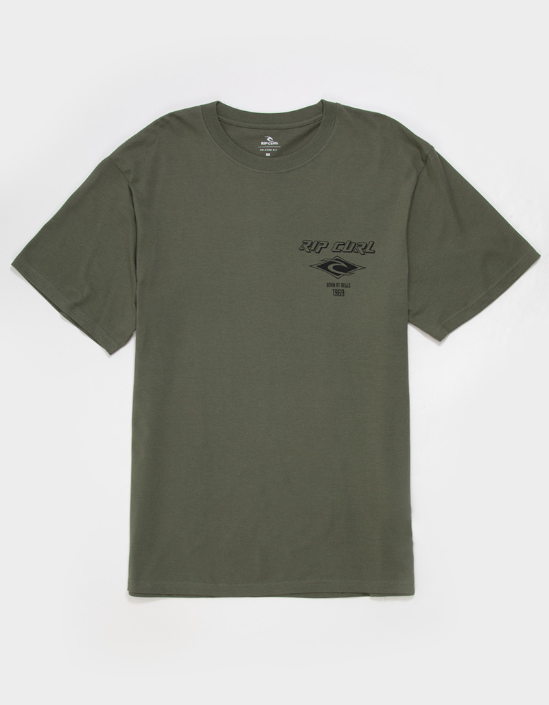 RIP CURL Fade Out Icon Mens Tee image number 1