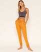 FREE PEOPLE Sunny Womens Mustard Sweatpants image number 1