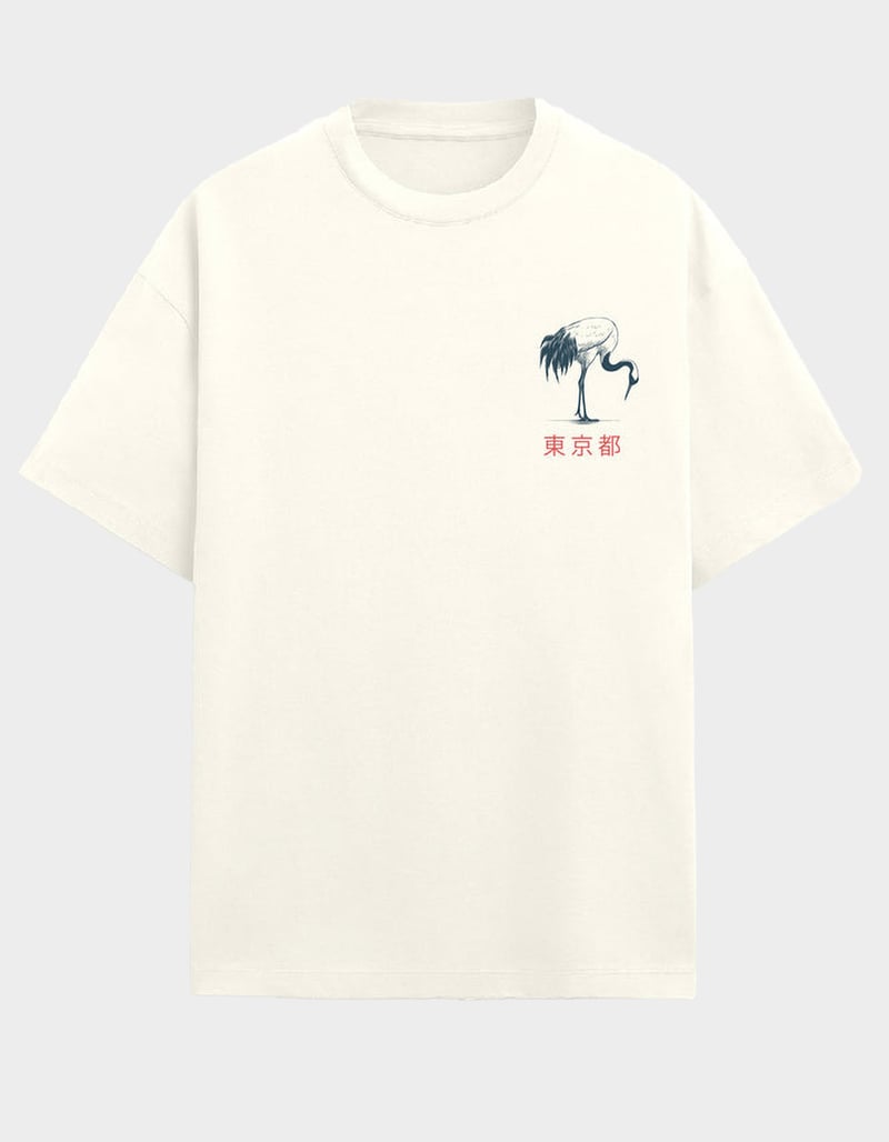 IKIGAI Cranes Mens Tee image number 3
