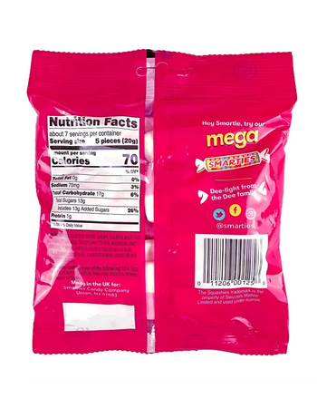 SMARTIES Squashies Raspberry n' Cream Flavored Candy Alternative Image