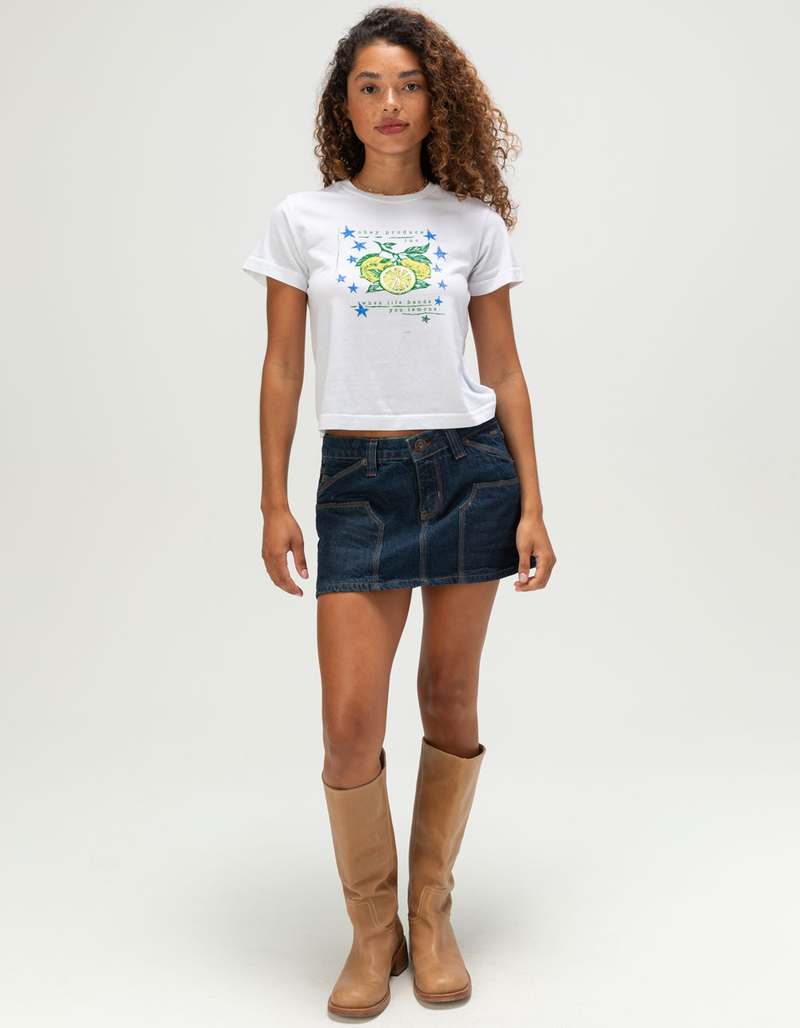 OBEY Lemon Womens Baby Tee image number 1