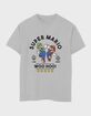 SUPER MARIO Woo Hoo Mario Luigi Boys Tee image number 1
