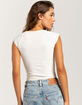 FULL TILT Seamless Cap Sleeve Womens Tee image number 4