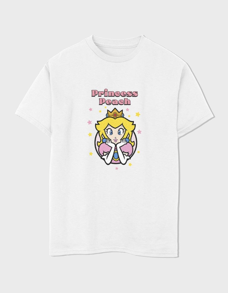 SUPER MARIO Princess Peach Stars Unisex Kids Tee image number 0