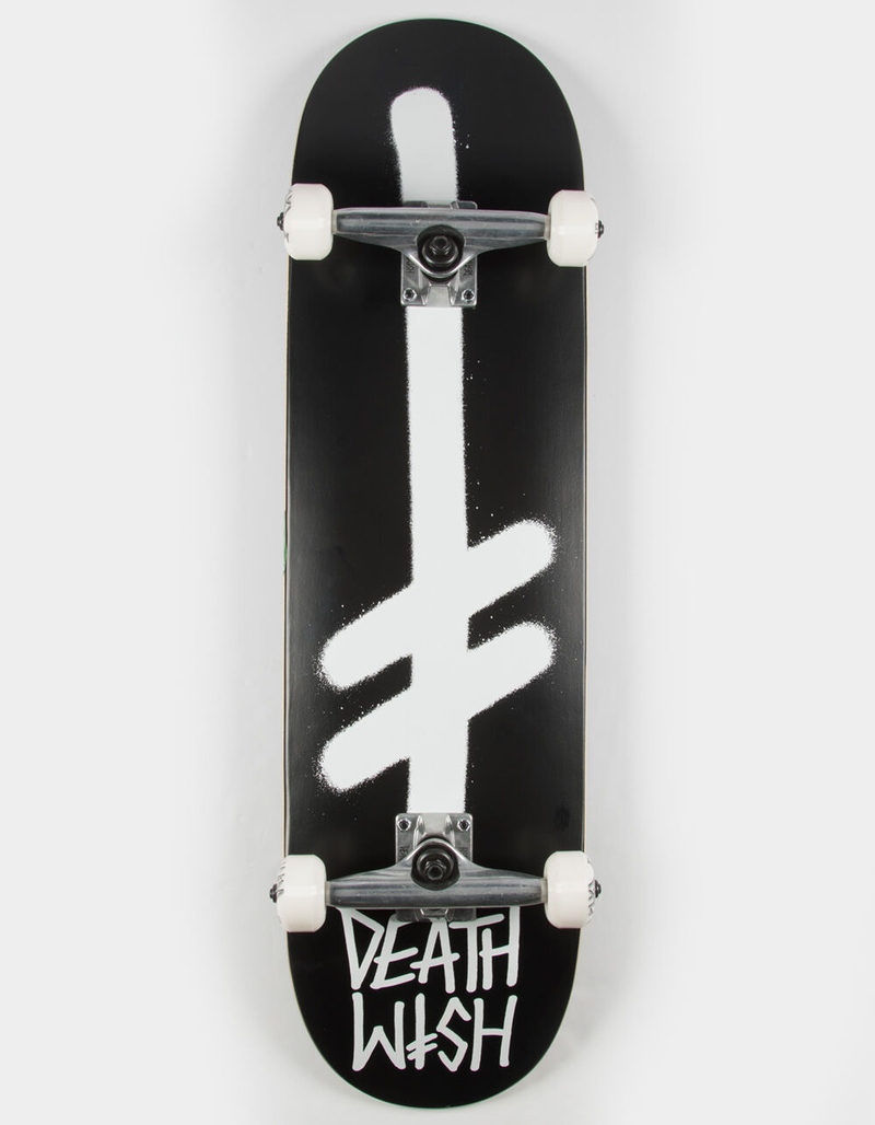 DEATHWISH Gang Logo 8.25" Complete Skateboard image number 0