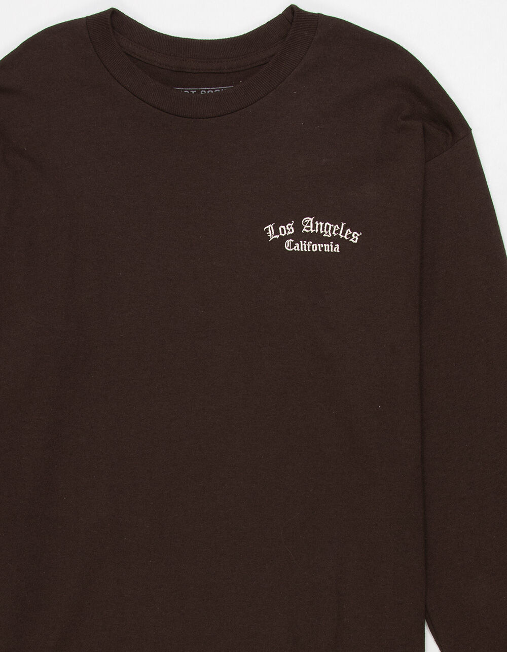 RIOT SOCIETY LA Embroidery Mens Long Sleeve Tee - BROWN | Tillys