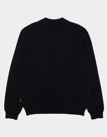 GX1000 Jacquard Knit Mens Zip-Up Sweater Alternative Image