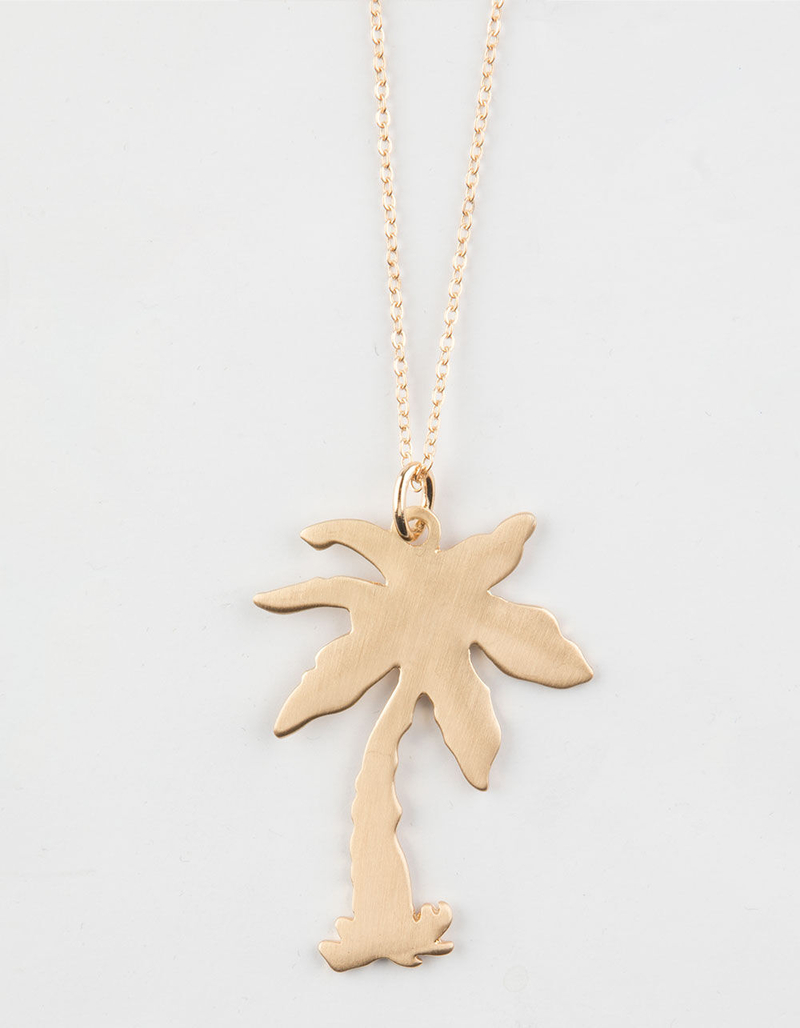 FULL TILT Palm Tree Long Necklace image number 1