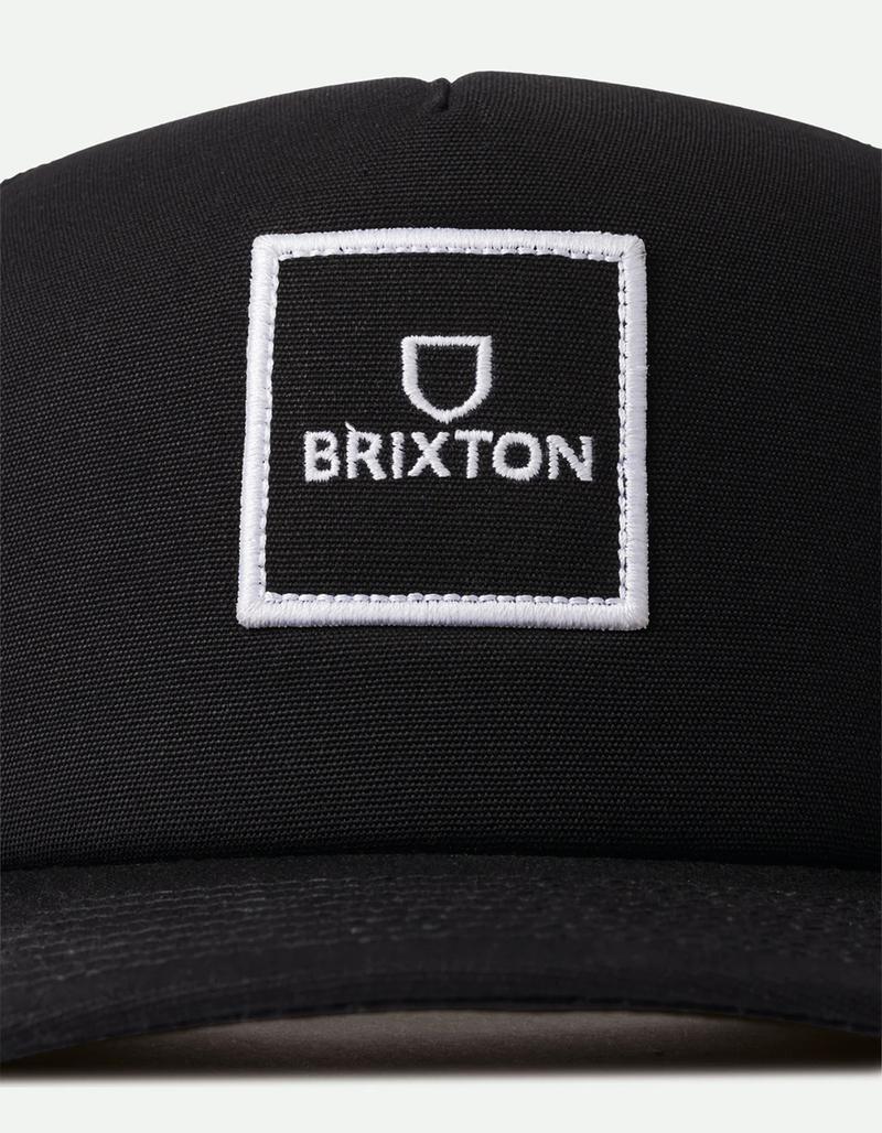 BRIXTON Alpha Block Netplus MP Mens Trucker Hat image number 3