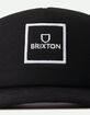 BRIXTON Alpha Block Netplus MP Mens Trucker Hat image number 4