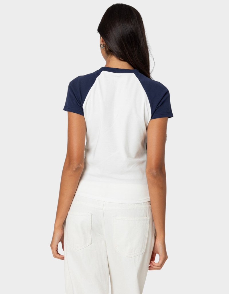EDIKTED 80's Raglan Tee image number 4