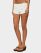 EDIKTED Wynell Eyelet Micro Shorts image number 2