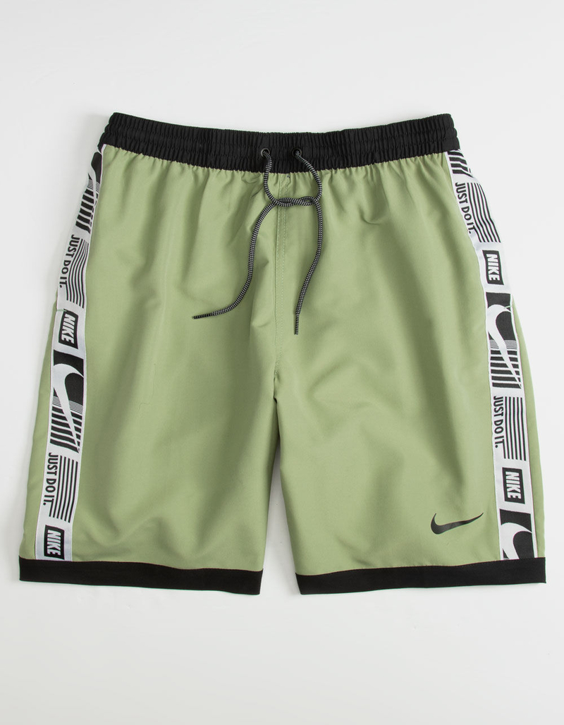 NIKE Funfetti Racer Mens Olive Boardshorts image number 0