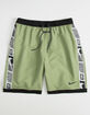 NIKE Funfetti Racer Mens Olive Boardshorts image number 1