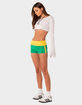 EDIKTED Brasil Foldover Womens Shorts image number 5
