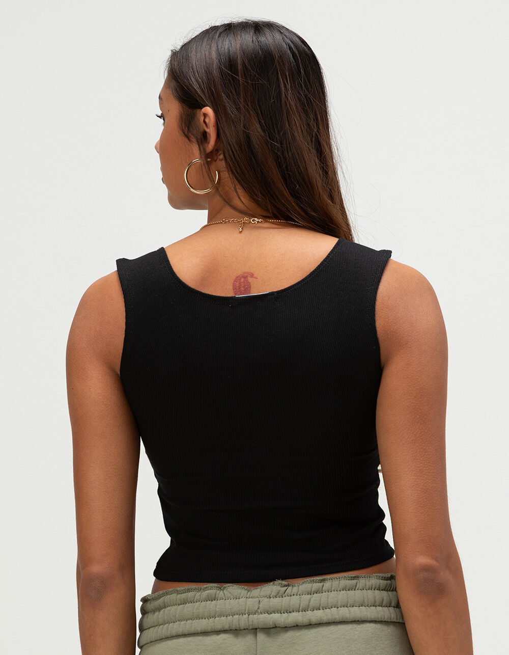 VON DUTCH Rhinestone Womens Tank Top - BLACK | Tillys
