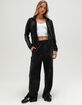 ADIDAS Tiro Womens Velour Flared Pants image number 1