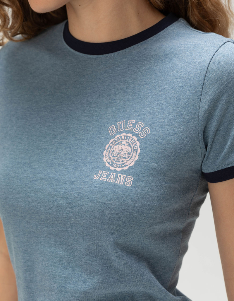GUESS JEANS Stamp Womens Slim Fit Tee image number 4